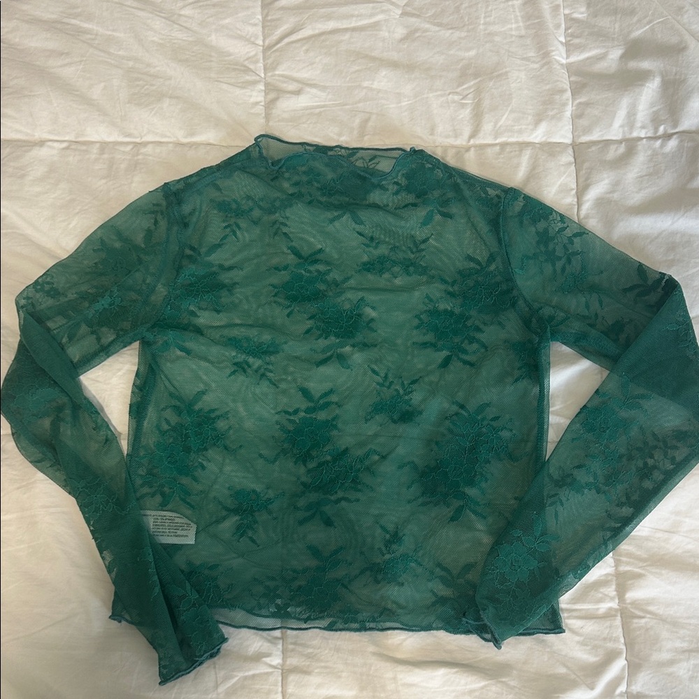 Art Class green kids mesh top and tank top combo - Child Small